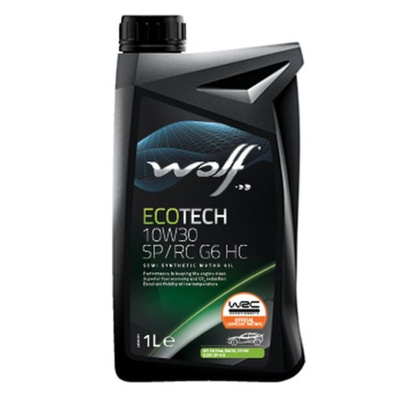 Aceite semisintético Marca WOLF Ecotech 10W30 SP/RC G6 HC. 1 L