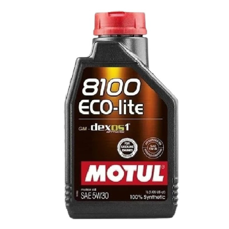 Aceite sintético Marca MOTUL 8100 Eco-Lite SAE 5W30. 1 L