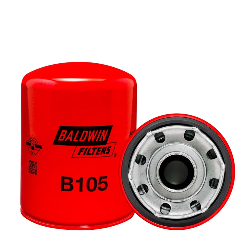 Filtro aceite sellado industrial B105, marca BALDWIN, Para Detroit Diesel/Isuzu/Encava. Equivalencia: 51810 - W3690 - L810