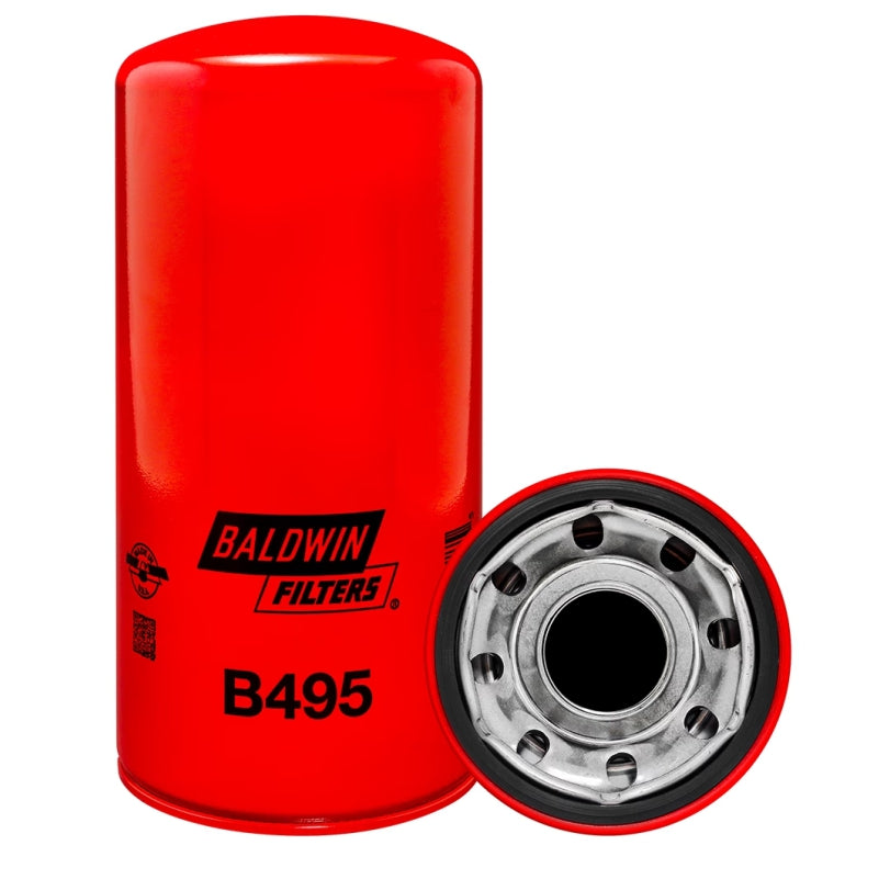 Filtro aceite sellado industrial B495, marca BALDWIN, Para MOT. DETROIT DIESEL/COLUMBIA. Equivalencia: 51971 - P552100