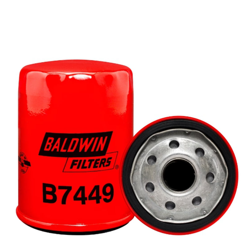 Filtro aceite automotriz B7449 marca BALDWIN, para FORD EXPLORER/FUSION. Equivalencias: 57207 - LF17508 - 51365
