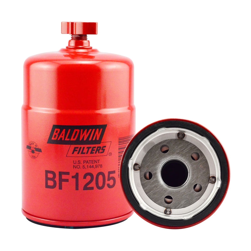 Filtro combustible sellado industrial BF1205 separador de agua, marca BALDWIN. Equivalencias: 33417 - FS19944 - P550088