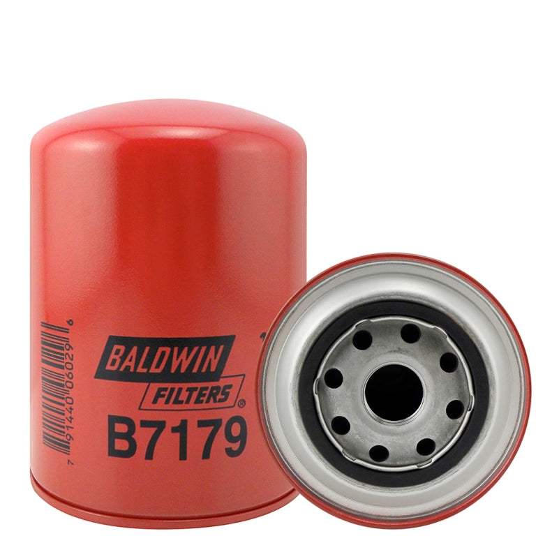 Filtro aceite sellado industrial B7179, marca BALDWIN, Para MAQUINARIA NEW HOLLAND/VALTRA. Equivalencia: 57580 - P763758 - LF3783