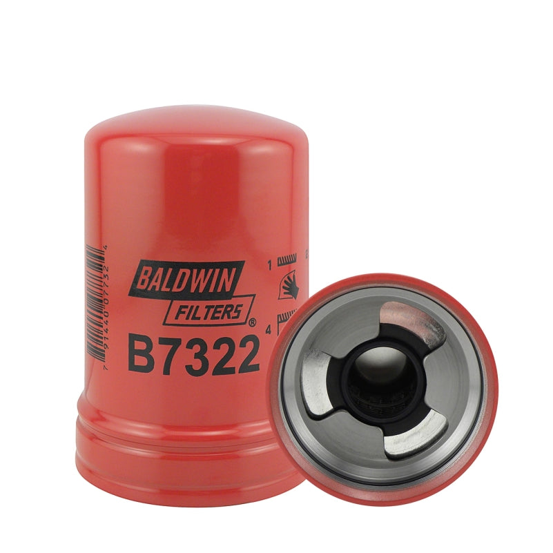 Filtro aceite sellado industrial B7322, marca BALDWIN, Para JOHN DEERE. Equivalencia: 57750 - P550779 - RE504836