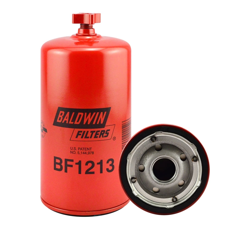 Filtro combustible sellado industrial BF1213 separador de agua, marca BALDWIN para DETROIT DIESEL. Equivalencias: P552440 - FF5312 LFF13