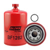 Filtro combustible sellado industrial BF1282 con purgador marca BALDWIN. Equivalencia: 33421 - 33405 - FS1241