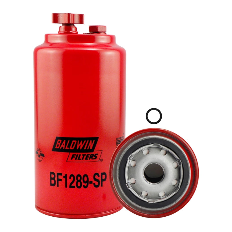 Filtro combustible sellado industrial BF1289-SP marca BALDWIN, CATERPILLAR/PERKINS/MASSEY FERGUSON. Equivalencia: P553880 - WF10000