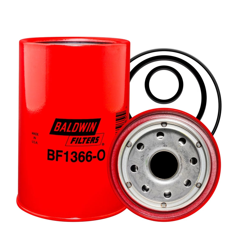 Filtro combustible sellado industrial BF1366-O separador de agua, marca BALDWIN, para VOLVO. Equivalencias: 33775 - LFF3292 -P505982