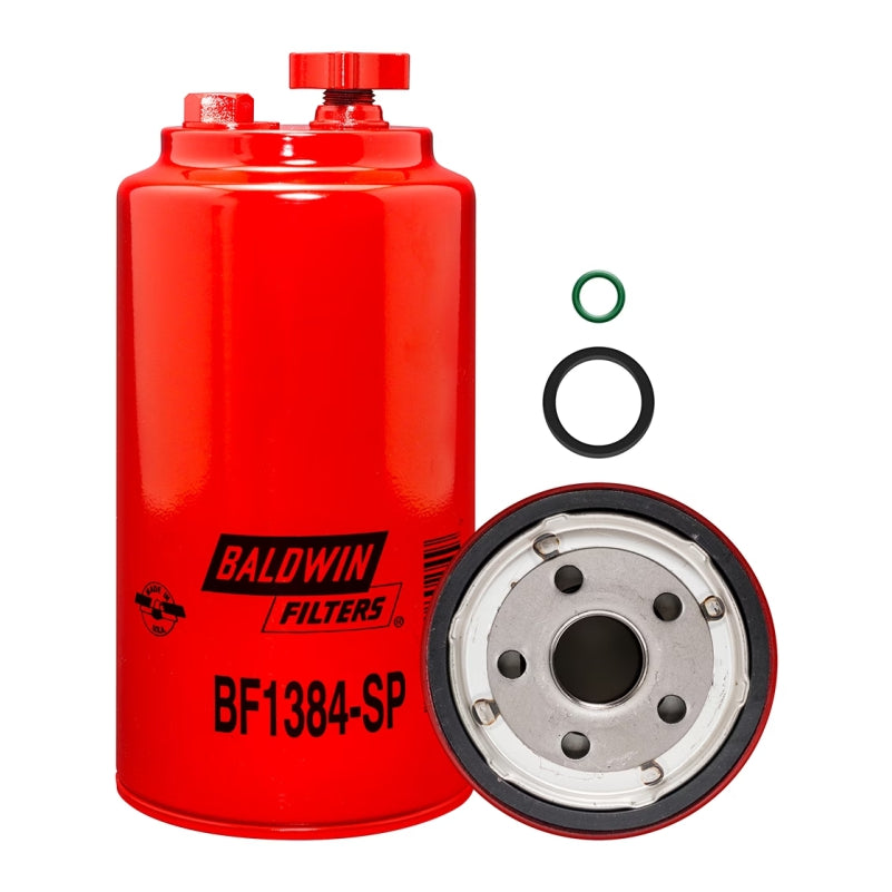 Filtro combustible sellado industrial BF1384-SP separador de agua, marca BALDWIN, para CUMMINS. Equivalencias: 20539578