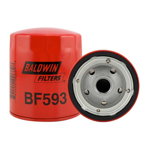 Filtro combustible sellado industrial BF593 secundario marca BALDWIN, para CATERPILLAR. Equivalencias: 33122 - FF5021 - P550928