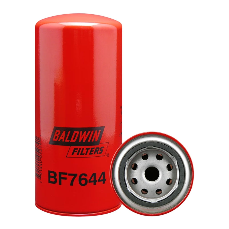 Filtro combustible sellado industrial BF7644 marca BALDWIN, para cosechadora CHANGFAN CF 808. Equivalencias: 33690 - FF5272 - P550372