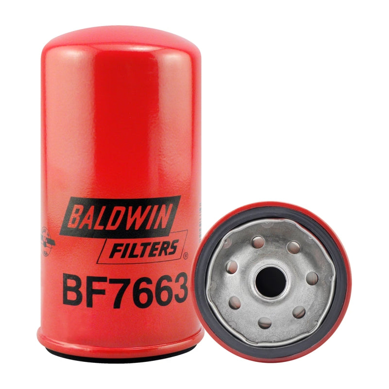 Filtro combustible sellado industrial BF7663  marca BALDWIN, para IVECO. Equivalencias: 33373 - FF5284 - P550587