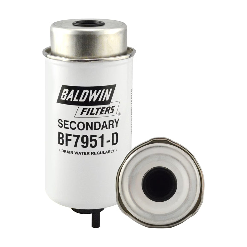 Filtro combustible sellado industrial BF7951-D con purga marca BALDWIN, para IVECO. Equivalencias: FS19982 - P551425