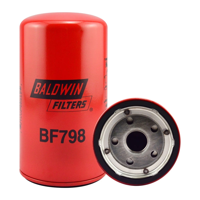 Filtro combustible sellado industrial BF798 marca BALDWIN, para MITSUBISHI/HYUNDAI. Equivalencias: 33525 - P550391 - FF5367