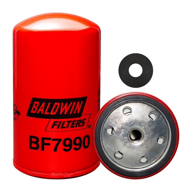 Filtro combustible sellado industrial BF7990 marca BALDWIN, para CATERPILLAR/MASSEY FERGUSON. Equivalencias: P502504 - 33076 - FF261