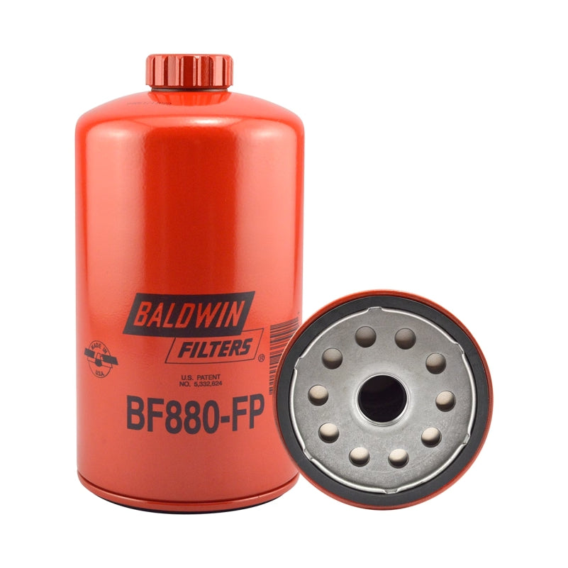 Filtro combustible sellado industrial BF880-FP marca BALDWIN. Equivalencias: 33450 - WF10026 - P551335