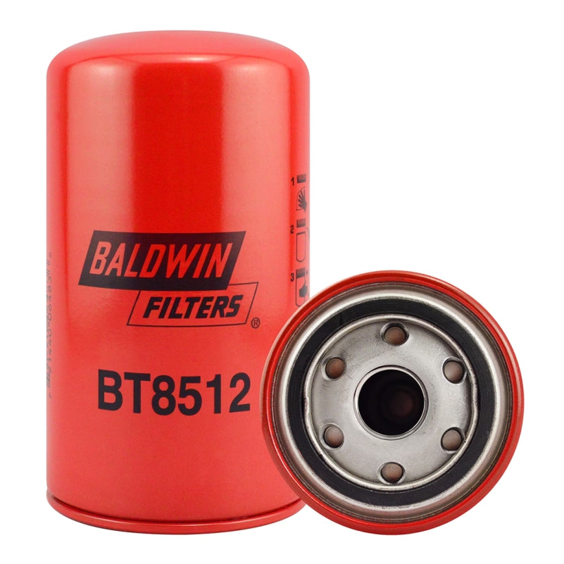 Filtro aceite hidráulico sellado BT8512 marca BALDWIN. Equivalencias: 5612546 - 763950 - 57339